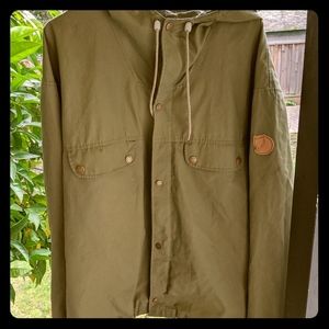 Fjallraven Vintage Hoodied Jacket. Size L. Green
